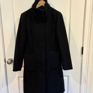 Ann Taylor Elegant Navy Trench Coat